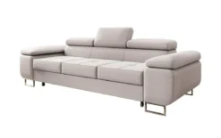 Designer 3er Sofa Siera mit Schlaffunktion in Samt