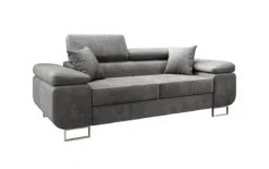 Designer 2er Sofa Siera mit Schlaffunktion in Samt