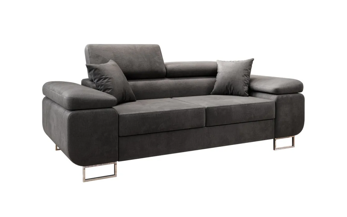 Designer 2er Sofa Siera mit Schlaffunktion in Samt