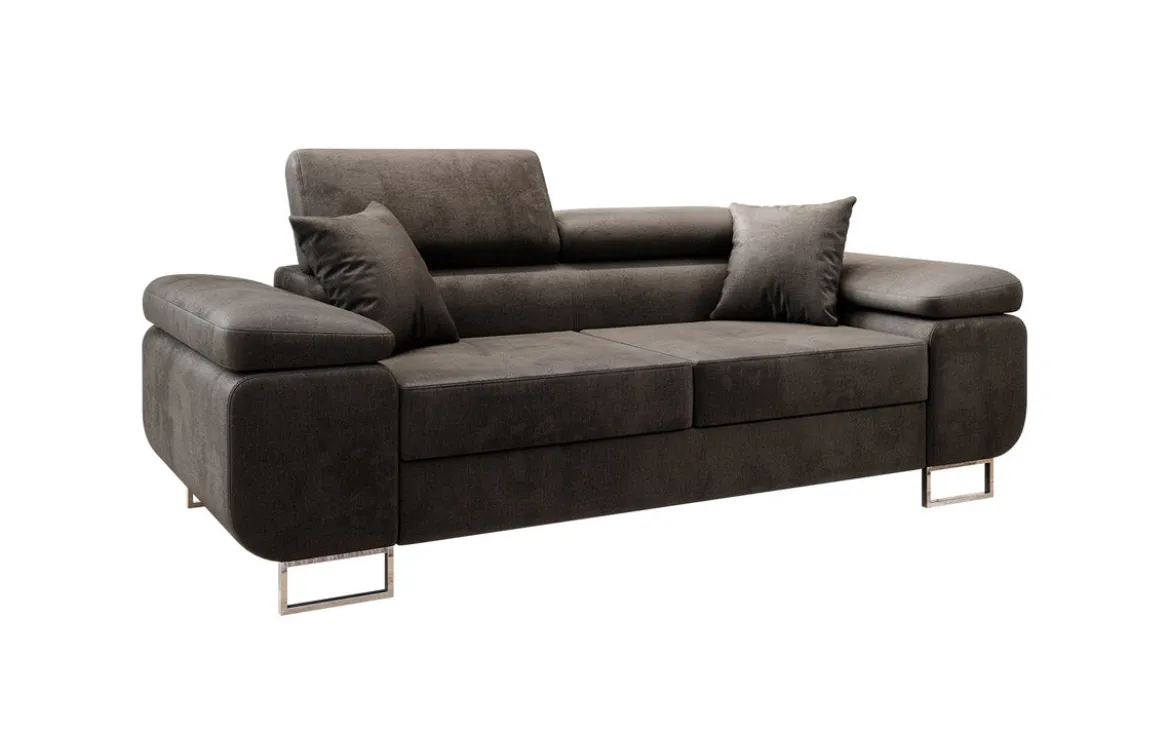 Designer 2er Sofa Siera mit Schlaffunktion in Samt
