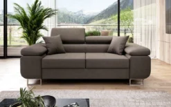Designer 2er Sofa Triora in Stoff