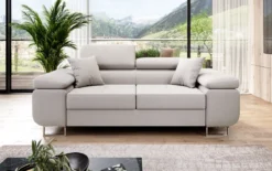 Designer 2er Sofa Triora in Stoff