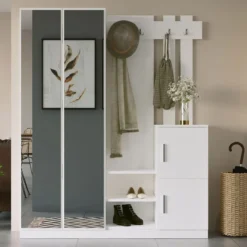 Designer Garderobe Milazzo inkl. Spiegel