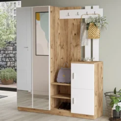 Designer Garderobe Milazzo inkl. Spiegel