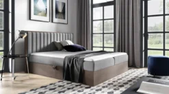 Designer Holzbett Jonah mit Stauraum