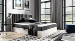 Designer Holzbett Jonah mit Stauraum