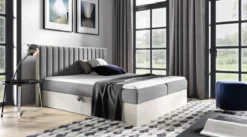 Designer Holzbett Jonah mit Stauraum