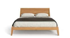 Designer Holzbett Kaja aus massiver Eiche