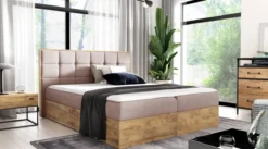 Designer Holzbett Kinea mit Stauraum