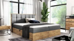Designer Holzbett Kinea mit Stauraum