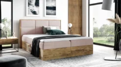 Designer Holzbett Linori mit Stauraum