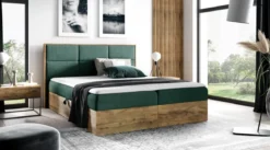 Designer Holzbett Linori mit Stauraum