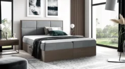 Designer Holzbett Linori mit Stauraum