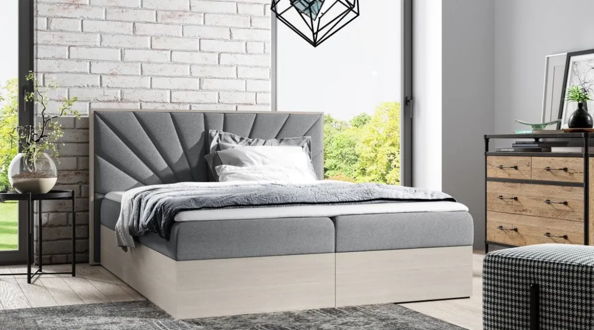 Designer Holzbett Minari mit Stauraum