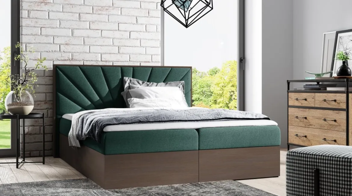 Designer Holzbett Minari mit Stauraum