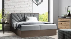 Designer Holzbett Minari mit Stauraum