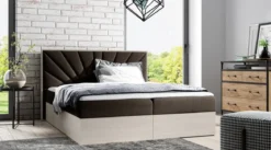 Designer Holzbett Minari mit Stauraum