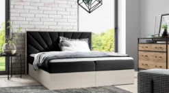 Designer Holzbett Minari mit Stauraum