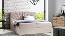 Designer Holzbett Minari mit Stauraum