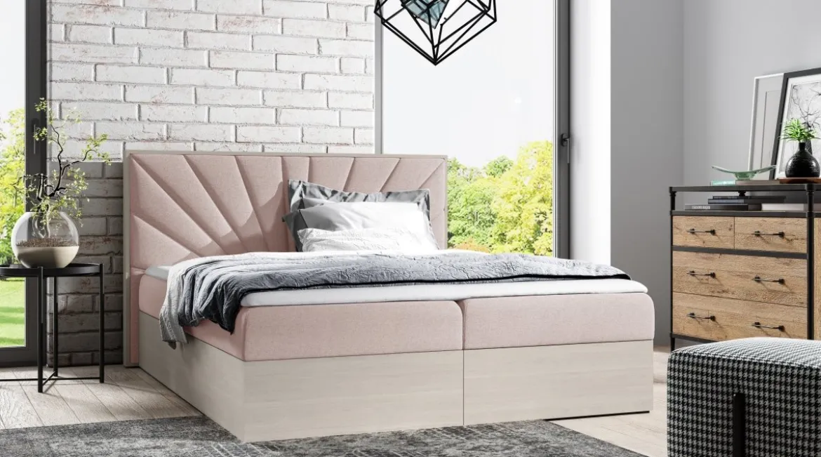 Designer Holzbett Minari mit Stauraum