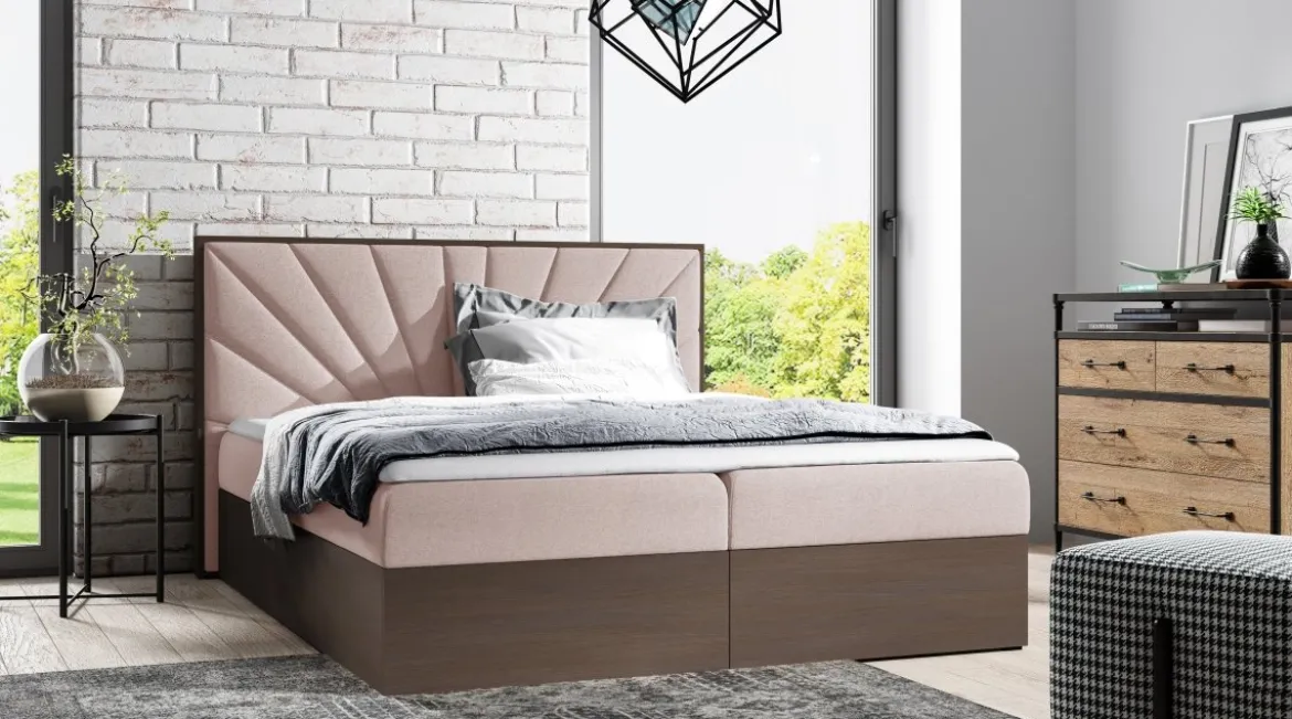 Designer Holzbett Minari mit Stauraum