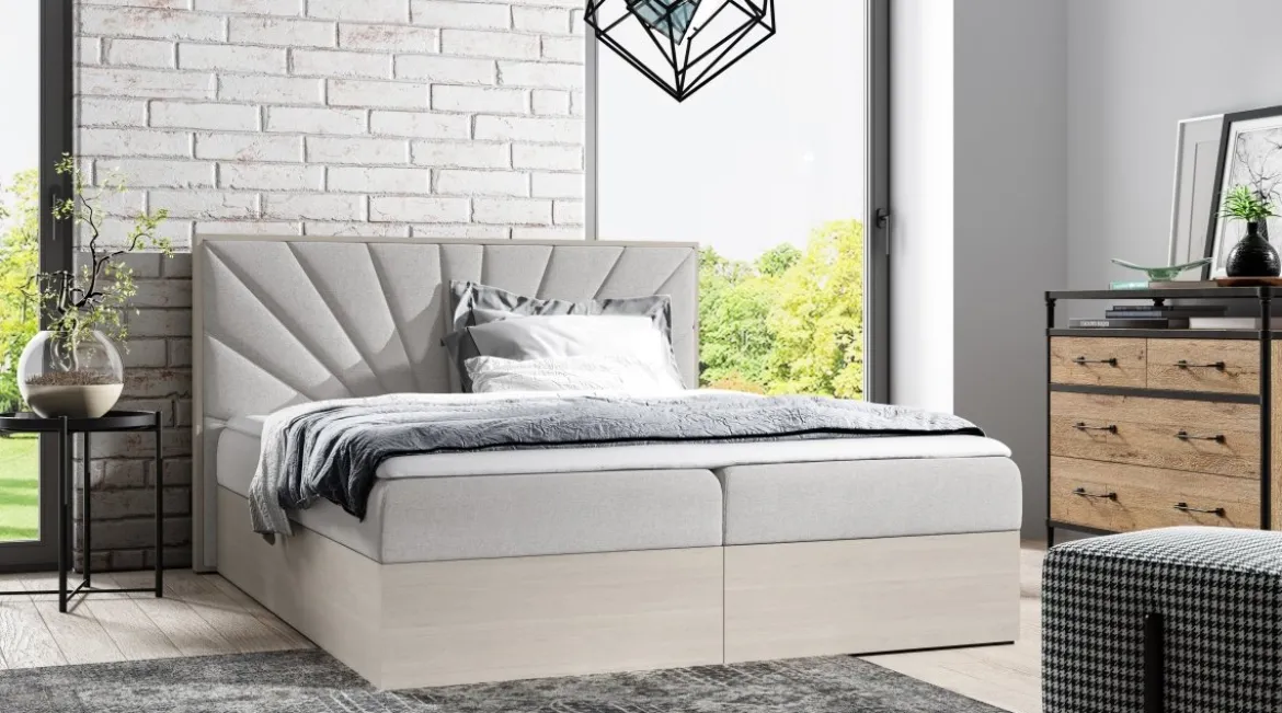 Designer Holzbett Minari mit Stauraum