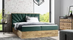 Designer Holzbett Minari mit Stauraum