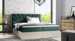 Designer Holzbett Minari mit Stauraum