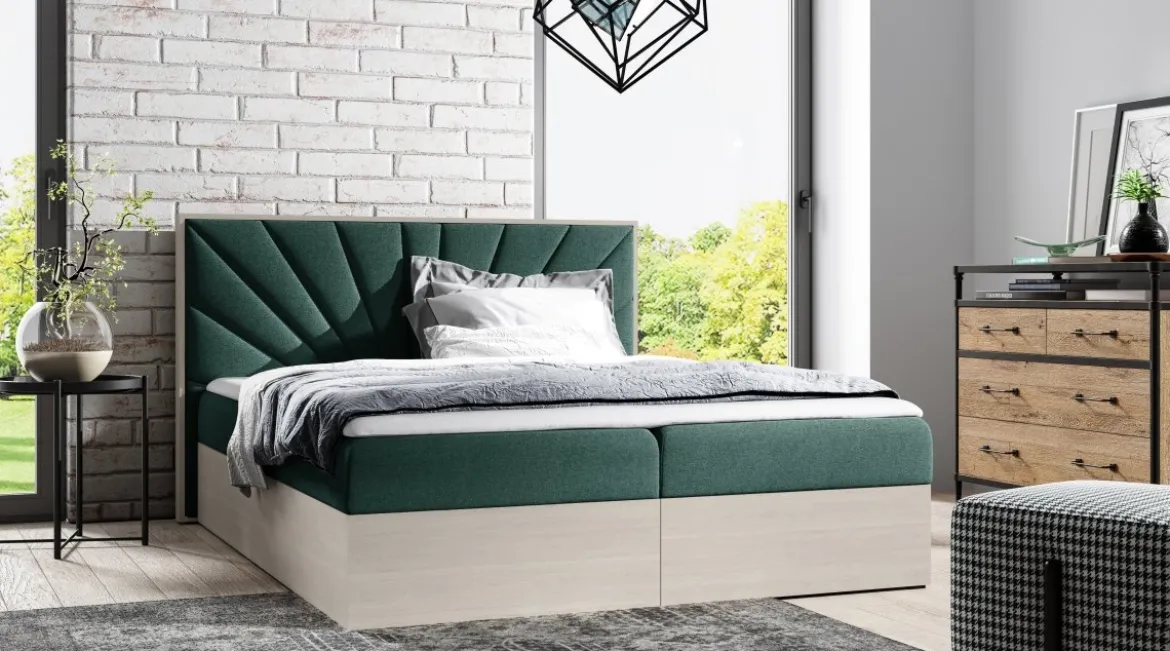 Designer Holzbett Minari mit Stauraum