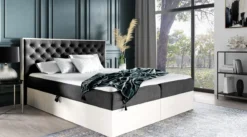Designer Holzbett Neola mit Stauraum