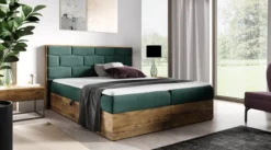 Designer Holzbett Nuro mit Stauraum