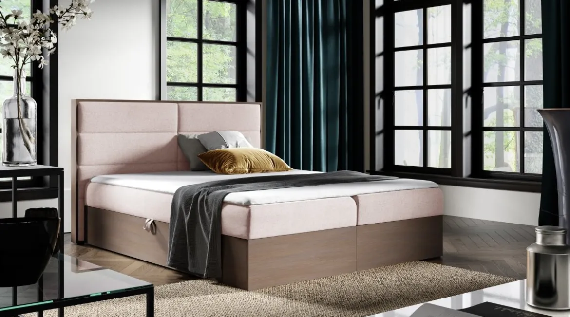 Designer Holzbett Telina mit Stauraum
