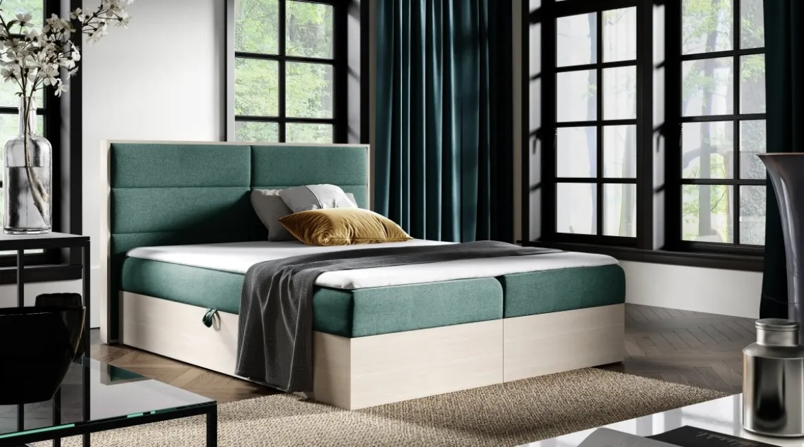 Designer Holzbett Telina mit Stauraum