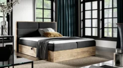 Designer Holzbett Telina mit Stauraum