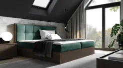 Designer Holzbett Terino mit Stauraum