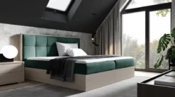 Designer Holzbett Terino mit Stauraum