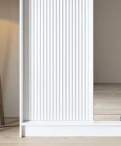 Designer Kleiderschrank Beatrix – Modernes Design in Weiß oder Schwarz mit optionalem Spiege