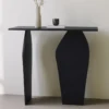 Designer Kommode Kivaro - aus schwarzem Holzwerkstoff mit PVC Kanten