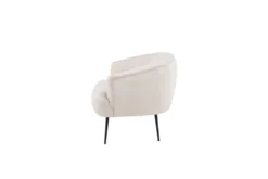Designer Lounge Sessel Rivano – Cord-Loungechair in Beige