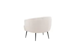 Designer Lounge Sessel Rivano – Cord-Loungechair in Beige