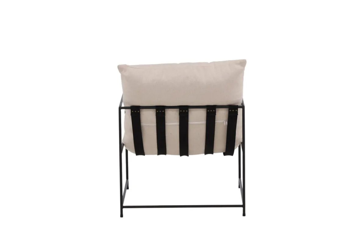Designer Lounge Sessel Sedalia – moderner Armlehnsessel in Beige