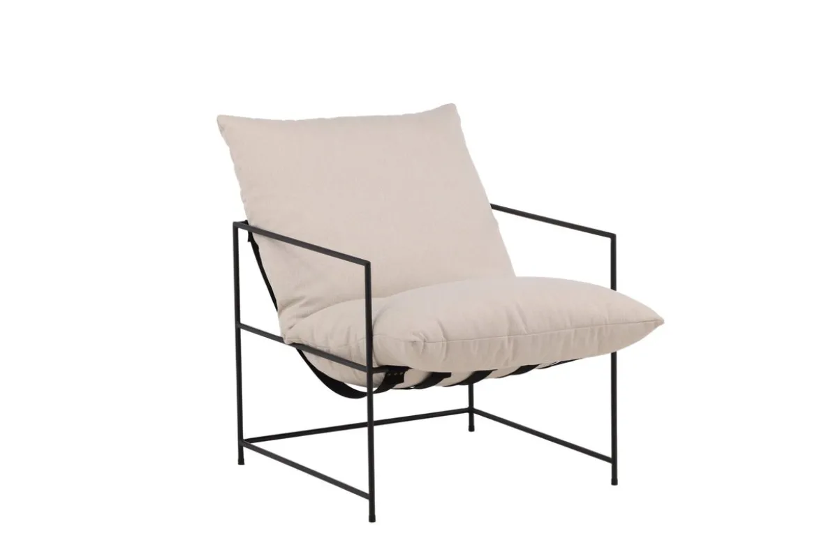 Designer Lounge Sessel Sedalia – moderner Armlehnsessel in Beige