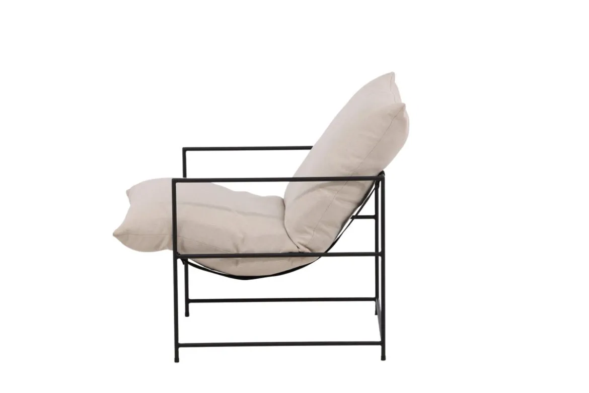 Designer Lounge Sessel Sedalia – moderner Armlehnsessel in Beige