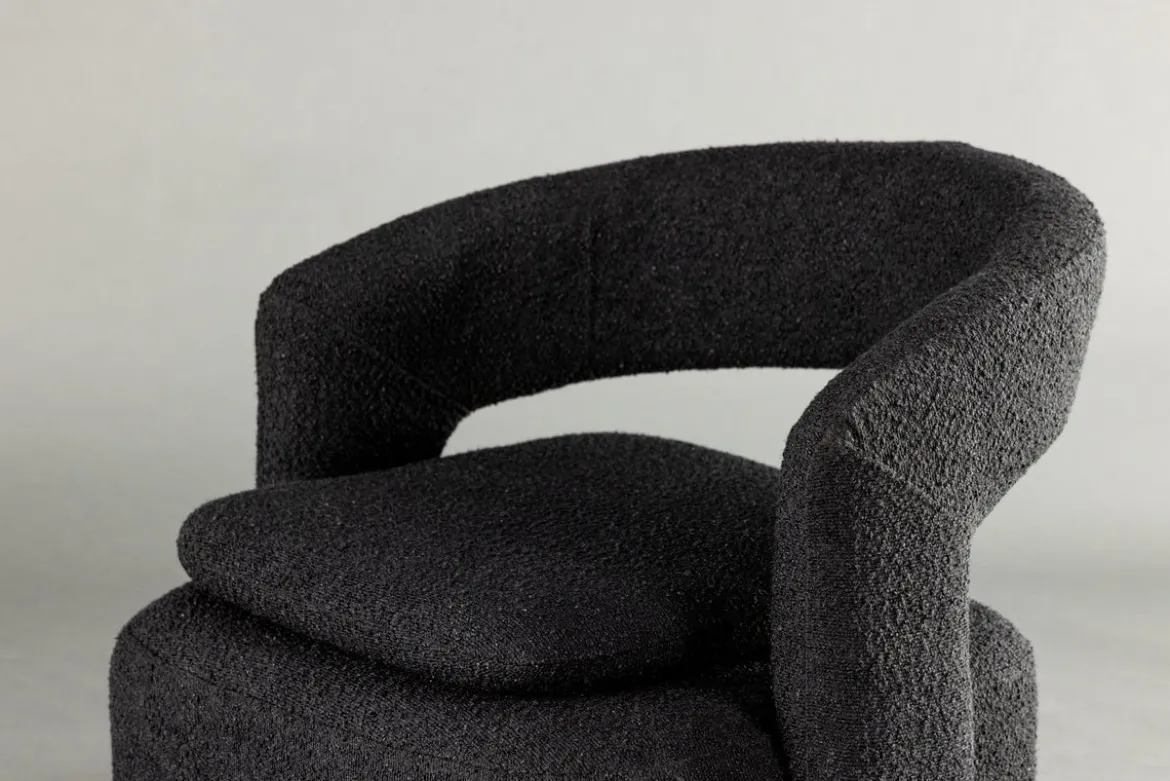 Designer Lounge Sessel Velina – moderner Bouclé-Sessel in vier Farben