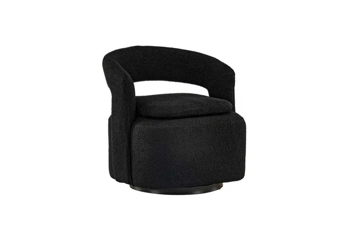 Designer Lounge Sessel Velina – moderner Bouclé-Sessel in vier Farben