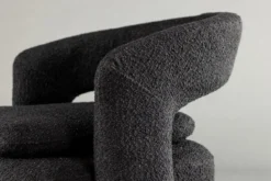 Designer Lounge Sessel Velina – moderner Bouclé-Sessel in vier Farben
