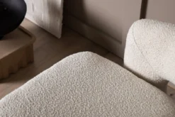 Designer Lounge Sessel Velina – moderner Bouclé-Sessel in vier Farben