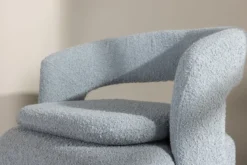 Designer Lounge Sessel Velina – moderner Bouclé-Sessel in vier Farben