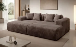 Designer Lounge-Sofa Shelly in Cord