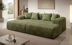 Designer Lounge-Sofa Shelly in Cord